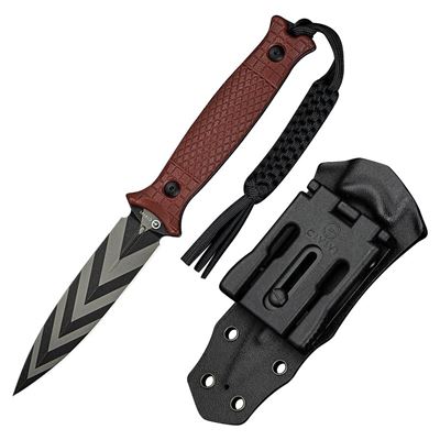 Dagger PERFRICO BURGUNDY with kydex sheath