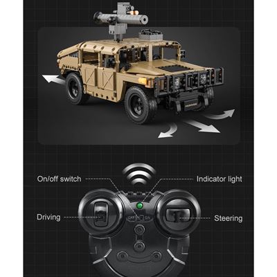 HUMVEE Remote Control Blocks - 628 pieces