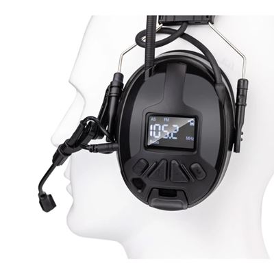 M300T Electronic Hearing Protector with BlueTooth and FM Radio BLACK