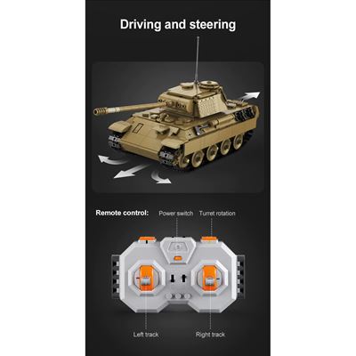Panther Tank Remote Control 907 pieces