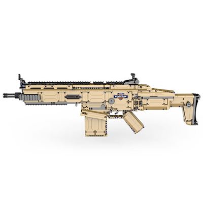 SCAR Assault Rifle - Block Gun 1406 pieces