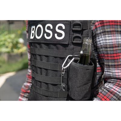 Tactical BBQ Apron With Carabiner and Bottle Opener