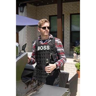 Tactical BBQ Apron With Carabiner and Bottle Opener