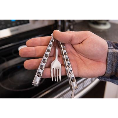 BUTTERFLY Folding Fork CALIBER GOURMET CBG-BF-1023-SL 3