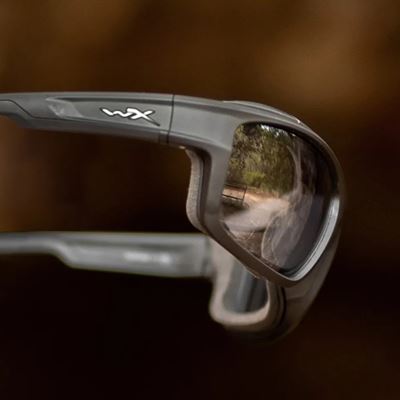 Tactical sunglasses WX OZONE CAPTIVATE™ BLACK frame Photochromic Grey