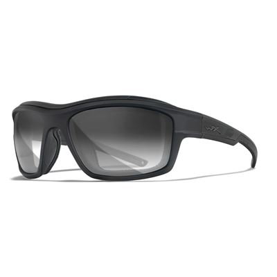 Tactical sunglasses WX OZONE CAPTIVATE™ BLACK frame Photochromic Grey