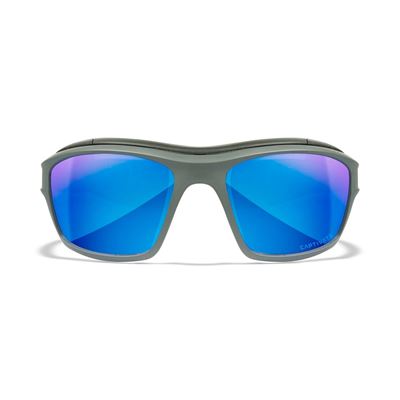 Tactical sunglasses WX OZONE CAPTIVATE™ GREY frame POLARISED BLUE lenses