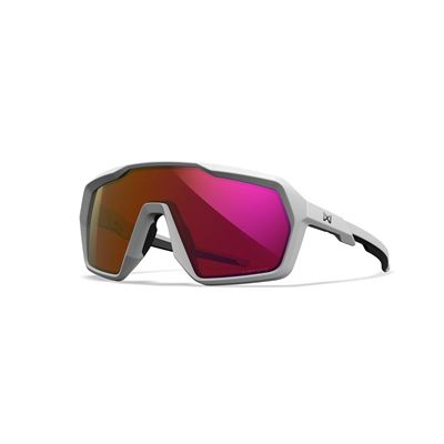 Tactical sunglasses WX CITADEL CAPTIVATE™ WHITE frame RED MIRROR lenses