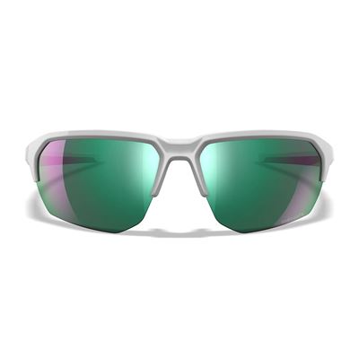 Tactical sunglasses WX JAKL CAPTIVATE™ WHITE frame POLARIZED GREEN MIRROR Glasses