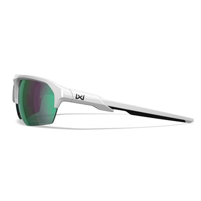 Tactical sunglasses WX JAKL CAPTIVATE™ WHITE frame POLARIZED GREEN MIRROR Glasses