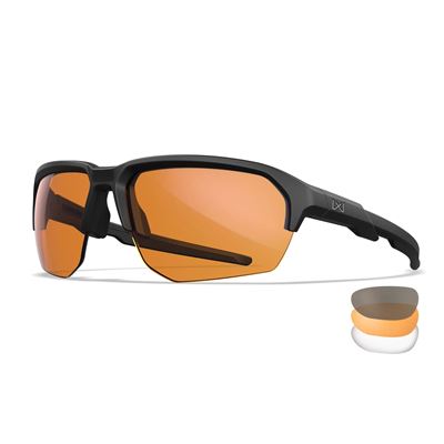 Tactical sunglasses WX JAKL set 3 lenses BLACK frame