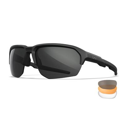 Tactical sunglasses WX JAKL set 3 lenses BLACK frame