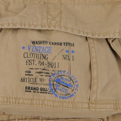 SAVAGE short pants vintage beige