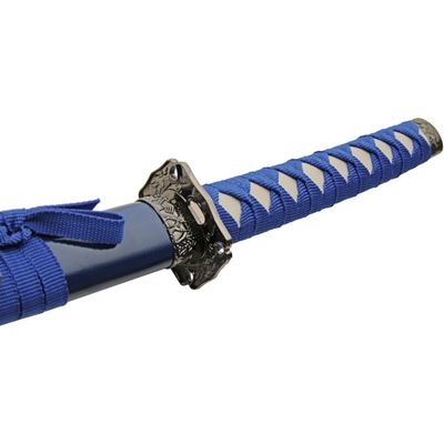 Katana DRAGON set of 3 with stand BLUE