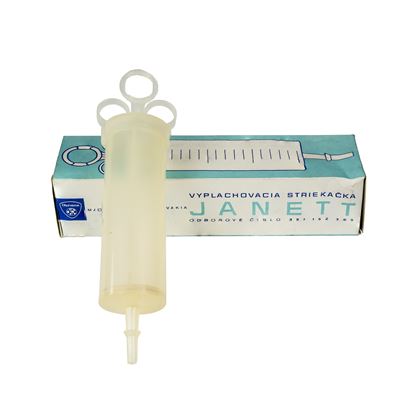 Plastic rinsing syringe 150 ml