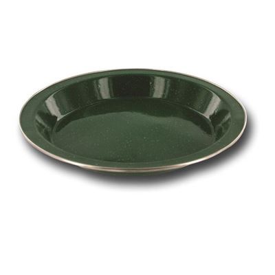 Deluxe Enamel Plate Green