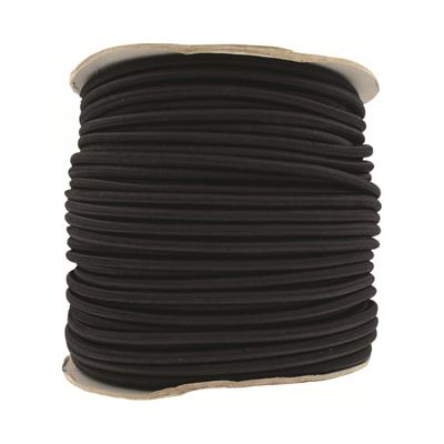 Elastic cord 8 mm 100 m BLACK