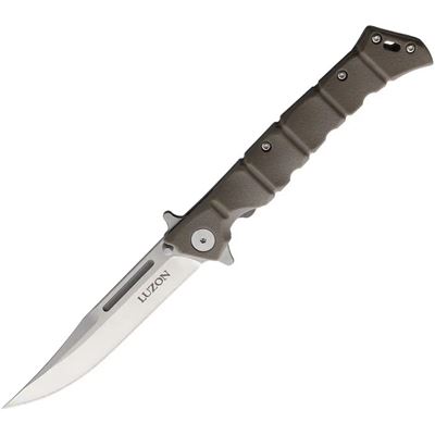 Folding Knife LUZON MEDIUM DARK EARTH with silver blade