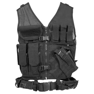 CROSSDRAW Tactical Vest - Black