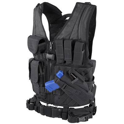 CROSSDRAW Tactical Vest - Black