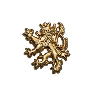 Badge CZECH LION Pin GOLD