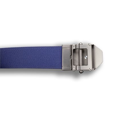 Buckle belt 3D motif "CZECH LION" BLUE