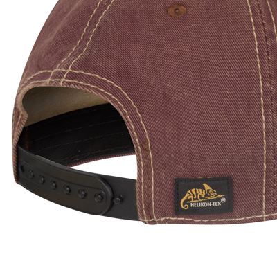 Helikon-Tex Snapback Cap DIRTY WASHED MAROON/BLACK