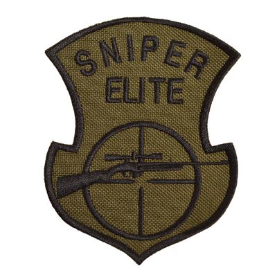 SNIPER ELITE patch with sniper rifles OLIVE