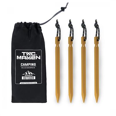 GROUND NAILS 4 pcs. with pouch