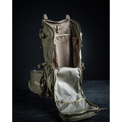 Backpack D1 FOUNDATION 40 L MILITARY GREEN EBERLESTOCK D1MJ 2