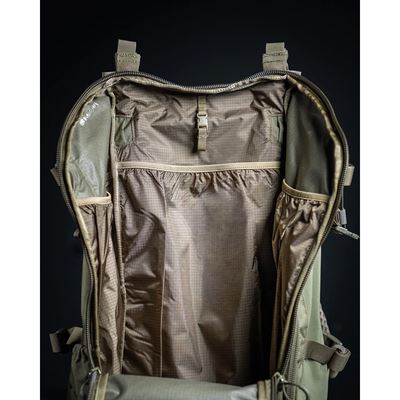 Backpack D1 FOUNDATION 40 L MILITARY GREEN EBERLESTOCK D1MJ 7