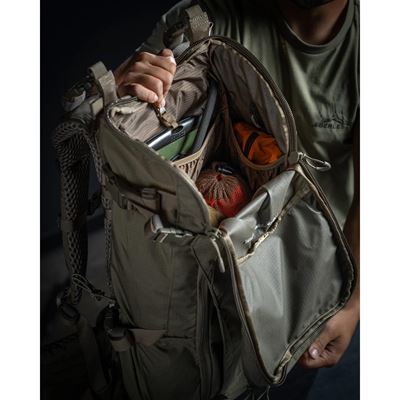 Backpack D1 FOUNDATION 40 L MILITARY GREEN EBERLESTOCK D1MJ 5
