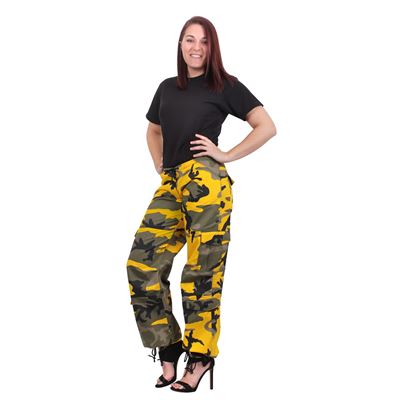 Pants Women´s PARATROOPER YELLOW CAMO ROTHCO D3786 2