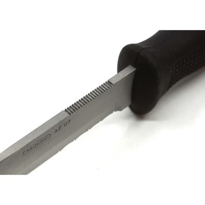DIVER AZ knife STAINLESS STEEL/hardened RUBBER