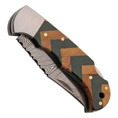 Folding knife FORGE damascus blade