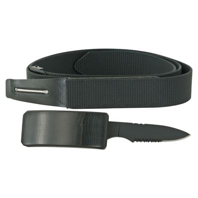 Belt with knife BLACK