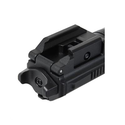 Tactical flashlight PT01 for pistol BLACK