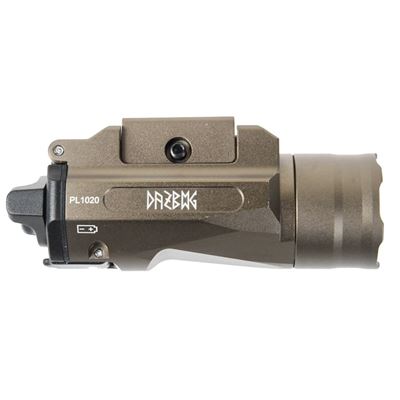 Tactical flashlight PT02 for pistol KHAKI