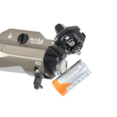 Tactical flashlight PT02 for pistol KHAKI