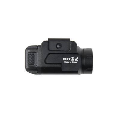 Tactical flashlight PT03 COMPACT for pistol BLACK