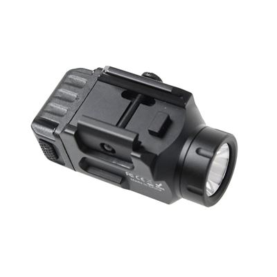 Tactical flashlight PT03 COMPACT for pistol BLACK