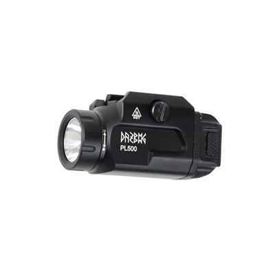 Tactical flashlight PT03 COMPACT for pistol BLACK