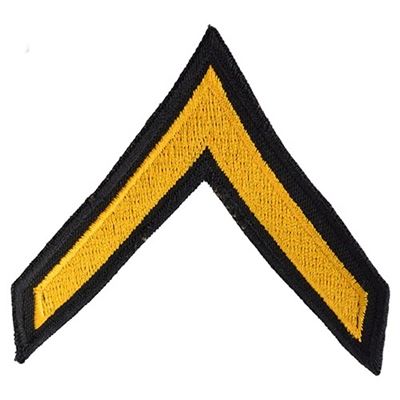 Patch U.S. rank PRIVATE - GOLD