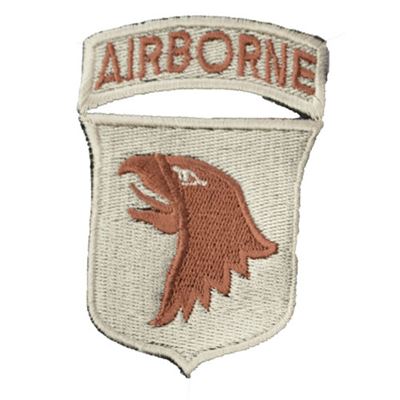 Patch 101st AIRBORNE DIVISION sand