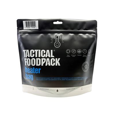 Heater Bag for Heating Food with a Self-Heating Heater Element Insert