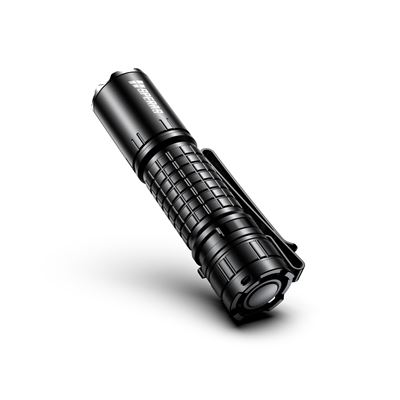 Flashlight E2R rechargeable BLACK