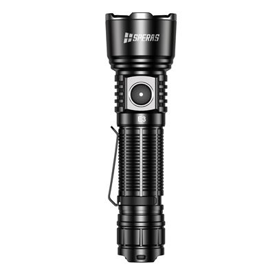 Flashlight E3 rechargeable, multifunction, 1300 lumens, 350 meters, IP68