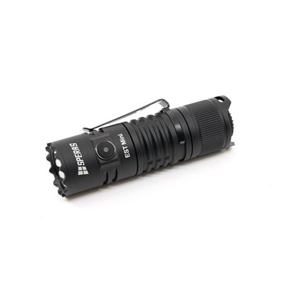 Flashlight EST MINI rechargeable, compact, 1900 lumens, 211 meters, IP68