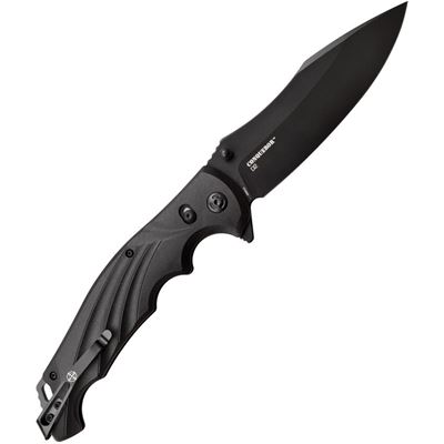 Folding Knife CONQUEROR Fine Edge BLACK