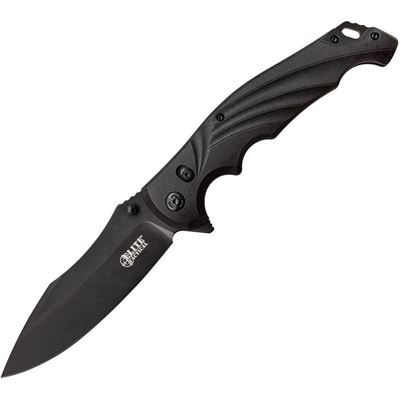 Folding Knife CONQUEROR Fine Edge BLACK